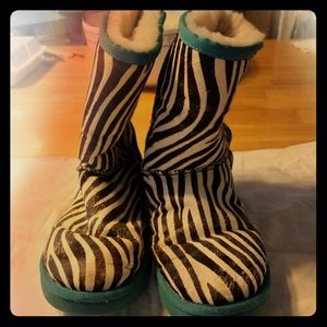 Ugg Zebra Short Boots